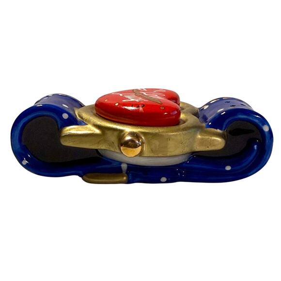 VANDOR Time Piece I Love Lucy Watch Salt and Pepper Shaker Set 14133 Vintage - Picture 5 of 9